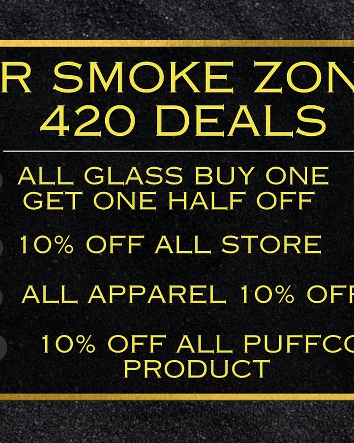 4/20 deals at JR Smoke Zone